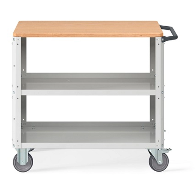 Vendita online Carrello Clever 1013 Large mm.1024x615x870H - Grigio Chiaro RAL7035